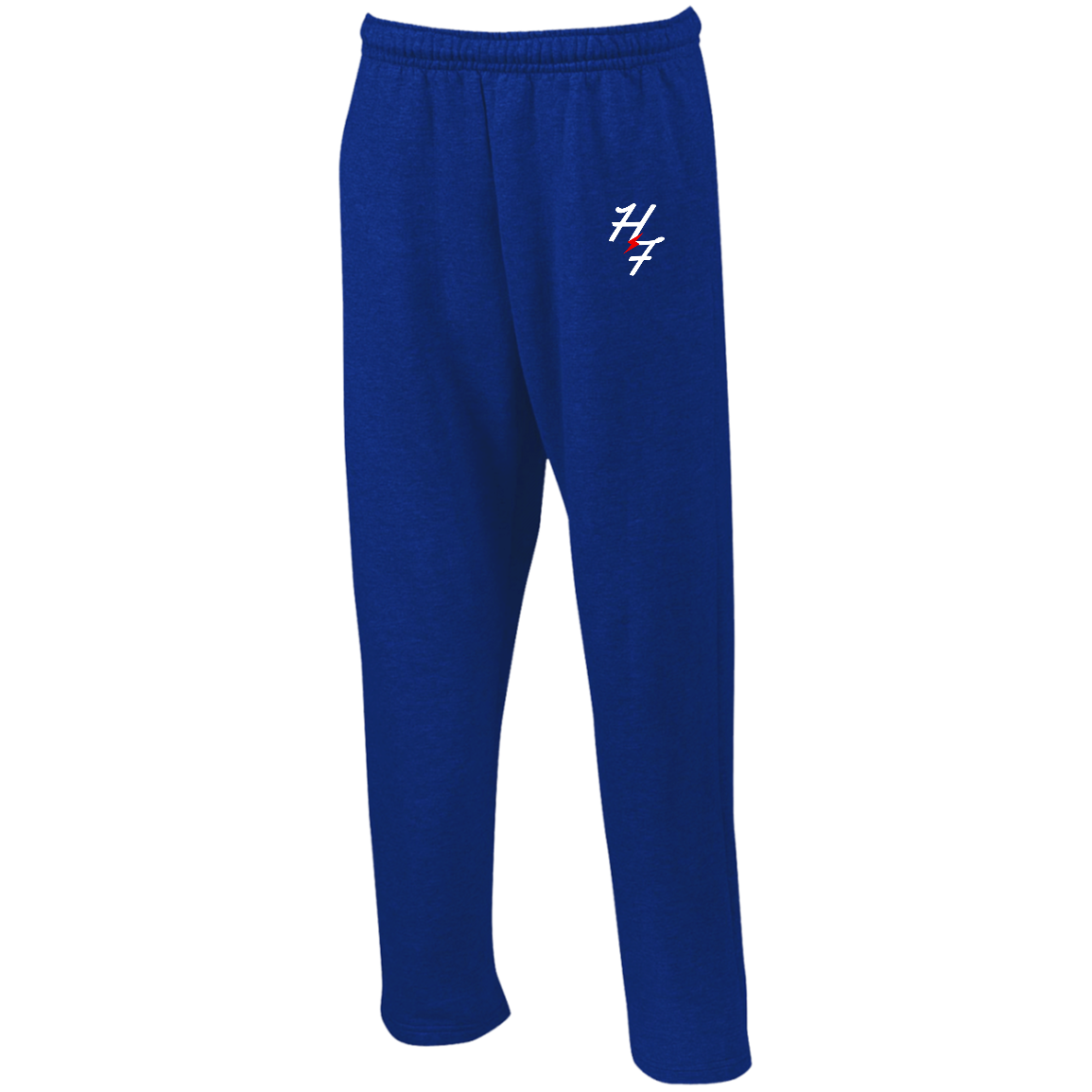G123 Open Bottom Sweatpants with Pockets