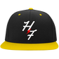 STC19 Embroidered Flat Bill High-Profile Snapback Hat