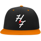STC19 Embroidered Flat Bill High-Profile Snapback Hat