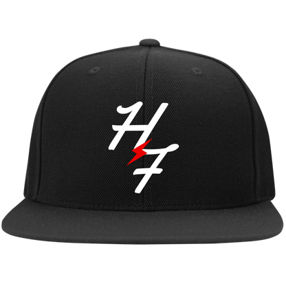 STC19 Embroidered Flat Bill High-Profile Snapback Hat