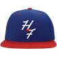 STC19 Embroidered Flat Bill High-Profile Snapback Hat